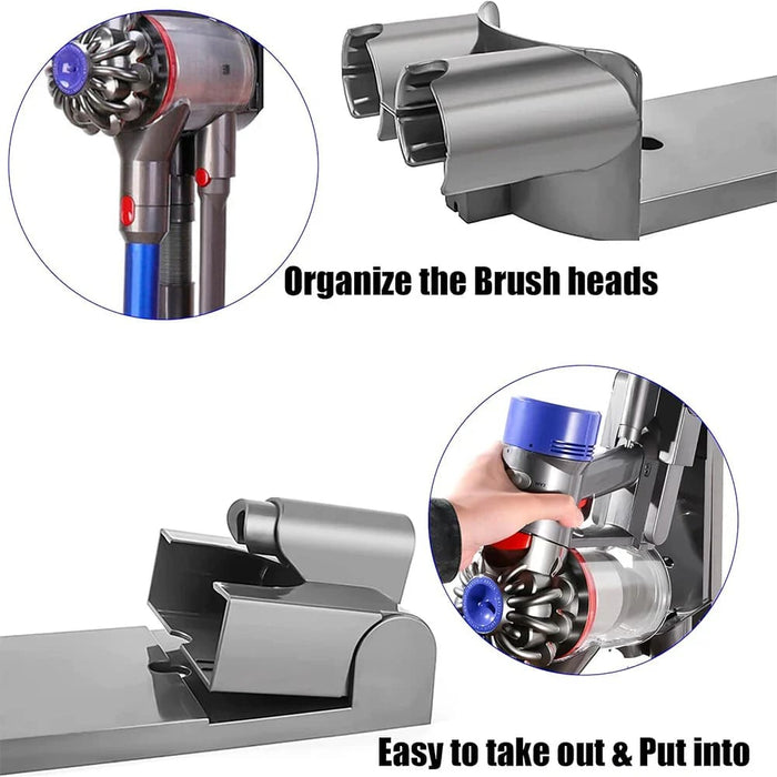 Wall Mount Charger Hanger for Dyson V7 V8 Sv10 Sv11 Vacuum