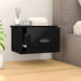Wall-mounted Bedside Cabinet Black 41.5x36x28cm Noltin