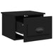 Wall-mounted Bedside Cabinet Black 41.5x36x28cm Noltin