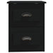 Wall-mounted Bedside Cabinet Black 41.5x36x53cm Noltka