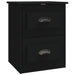 Wall-mounted Bedside Cabinet Black 41.5x36x53cm Noltka
