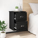 Wall-mounted Bedside Cabinet Black 41.5x36x53cm Noltka