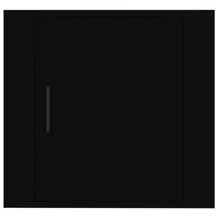 Wall-mounted Bedside Cabinet Black 50x30x47 Cm Nolnll