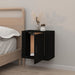 Wall-mounted Bedside Cabinet Black 50x30x47 Cm Nolnll