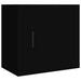 Wall-mounted Bedside Cabinet Black 50x30x47 Cm Nolnll