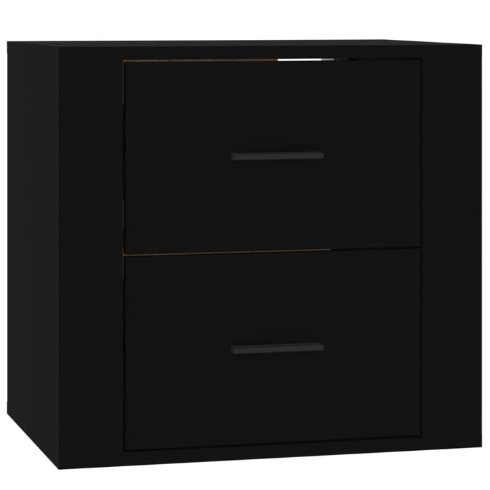 Wall-mounted Bedside Cabinet Black 50x36x47 Cm Nolnpi