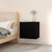 Wall-mounted Bedside Cabinet Black 50x36x47 Cm Nolnpi