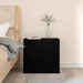 Wall-mounted Bedside Cabinet Black 50x36x47 Cm Nolnpi