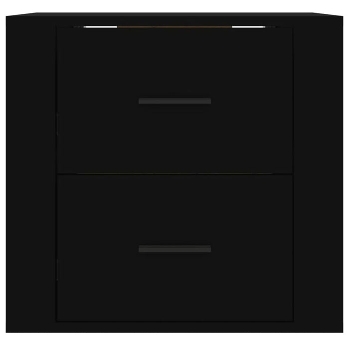 Wall-mounted Bedside Cabinet Black 50x36x47 Cm Nolnpi