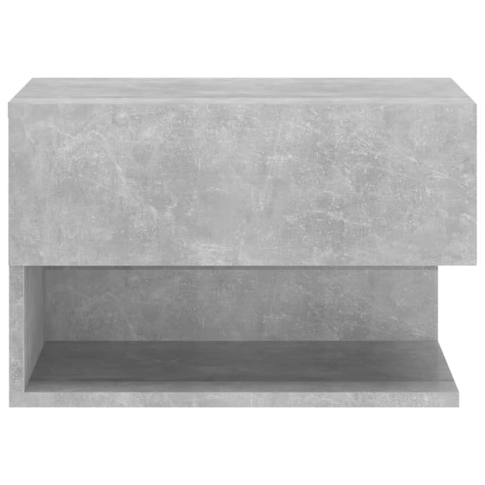 Wall-mounted Bedside Cabinet Concrete Grey Nobklo