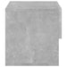 Wall-mounted Bedside Cabinet Concrete Grey Nobklo