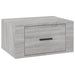 Wall-mounted Bedside Cabinet Grey Sonoma 50x36x25 Cm Nolnpx