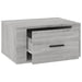 Wall-mounted Bedside Cabinet Grey Sonoma 50x36x25 Cm Nolnpx