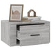 Wall-mounted Bedside Cabinet Grey Sonoma 50x36x25 Cm Nolnpx