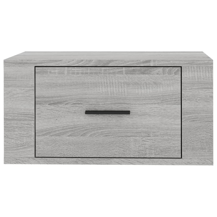 Wall-mounted Bedside Cabinet Grey Sonoma 50x36x25 Cm Nolnpx