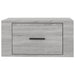 Wall-mounted Bedside Cabinet Grey Sonoma 50x36x25 Cm Nolnpx