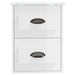 Wall-mounted Bedside Cabinet High Gloss White 41.5x36x53cm