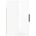 Wall-mounted Bedside Cabinet High Gloss White 50x30x47 Cm