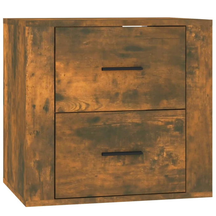 Wall-mounted Bedside Cabinet Smoked Oak 50x36x47 Cm Nolnlo