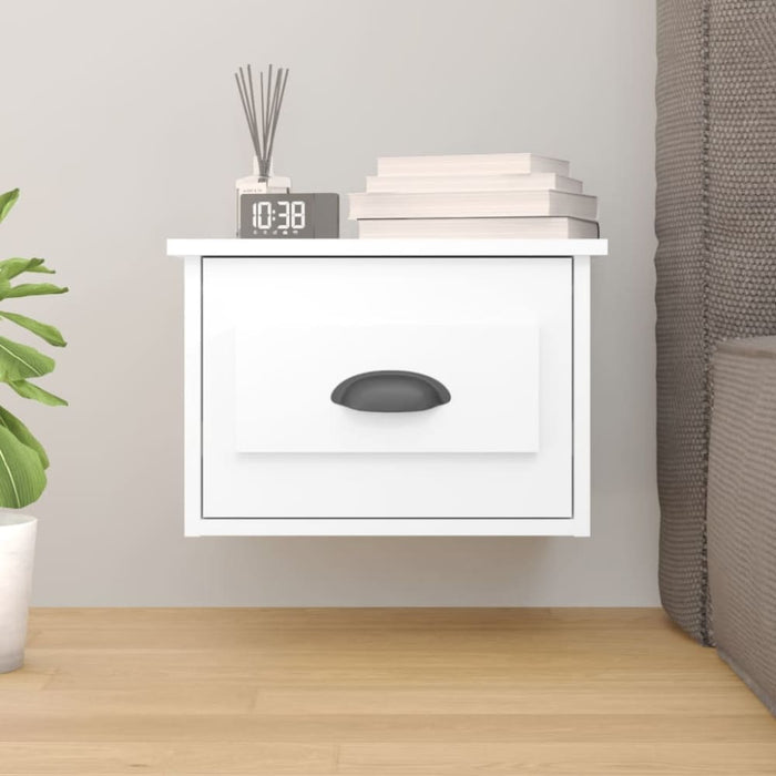 Wall-mounted Bedside Cabinet White 41.5x36x28cm Noltil