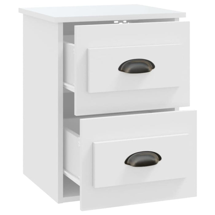 Wall-mounted Bedside Cabinet White 41.5x36x53cm Noltkx