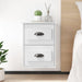 Wall-mounted Bedside Cabinet White 41.5x36x53cm Noltkx