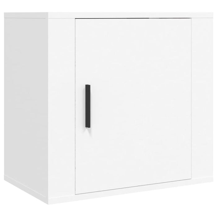 Wall-mounted Bedside Cabinet White 50x30x47 Cm Nolnla
