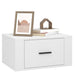 Wall-mounted Bedside Cabinet White 50x36x25 Cm Nolnab