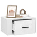 Wall-mounted Bedside Cabinet White 50x36x25 Cm Nolnab