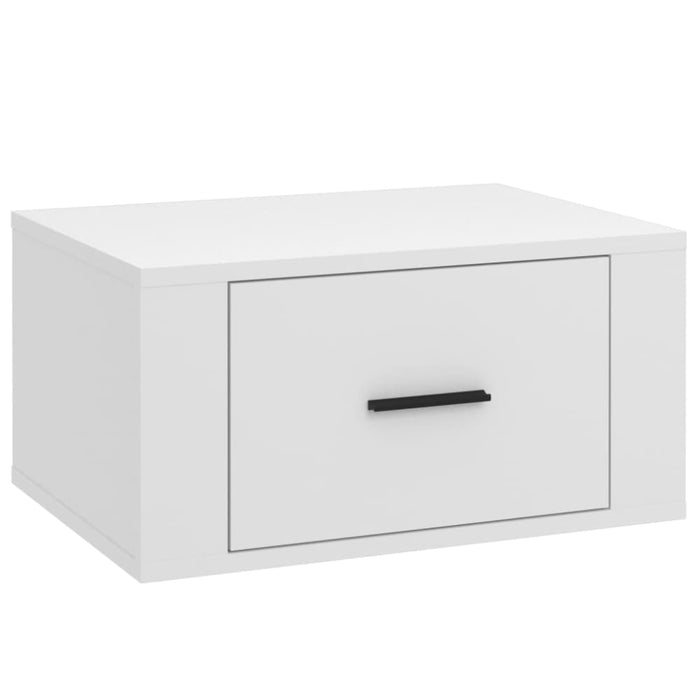 Wall-mounted Bedside Cabinet White 50x36x25 Cm Nolnab