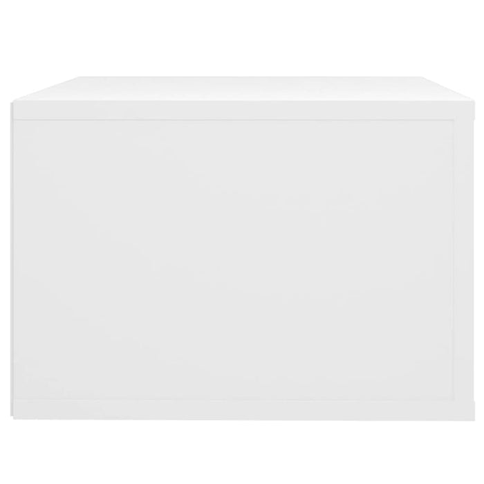 Wall-mounted Bedside Cabinet White 50x36x25 Cm Nolnab