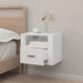 Wall-mounted Bedside Cabinet White 50x36x40 Cm Nolnnb