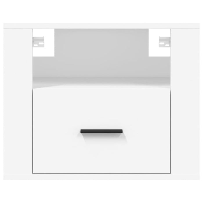 Wall-mounted Bedside Cabinet White 50x36x40 Cm Nolnnb
