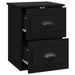 Wall-mounted Bedside Cabinets 2 Pcs Black 41.5x36x53cm
