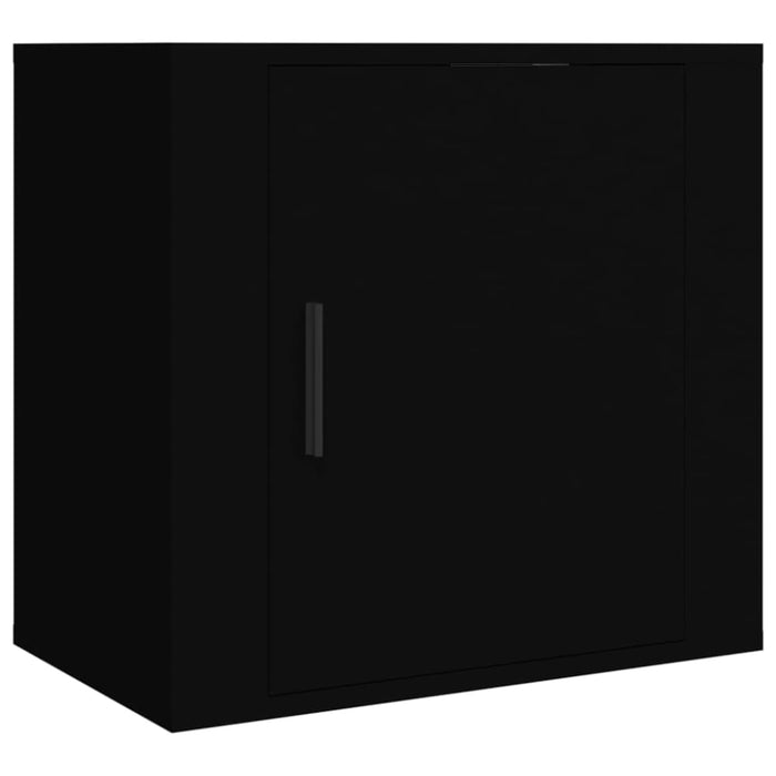 Wall-mounted Bedside Cabinets 2 Pcs Black 50x30x47 Cm Nolnli