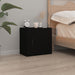 Wall-mounted Bedside Cabinets 2 Pcs Black 50x30x47 Cm Nolnli