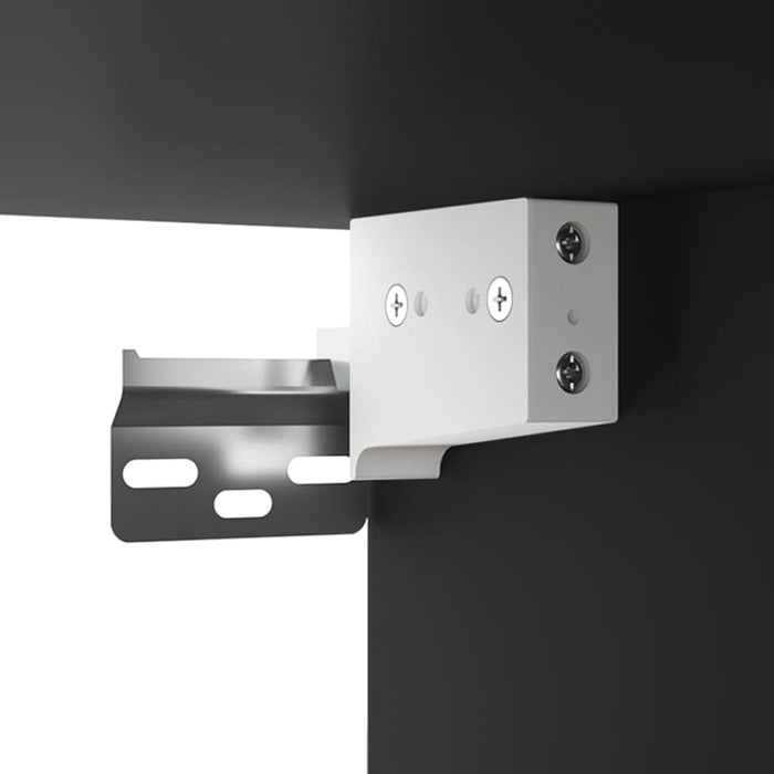 Wall-mounted Bedside Cabinets 2 Pcs Black 50x36x40 Cm Nolnnt