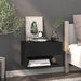 Wall-mounted Bedside Cabinets 2 Pcs Black Nobkpl