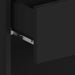 Wall-mounted Bedside Cabinets 2 Pcs Black Nobkpl