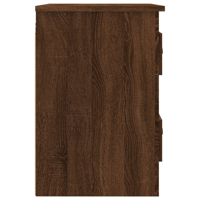 Wall-mounted Bedside Cabinets 2 Pcs Brown Oak 41.5x36x53cm