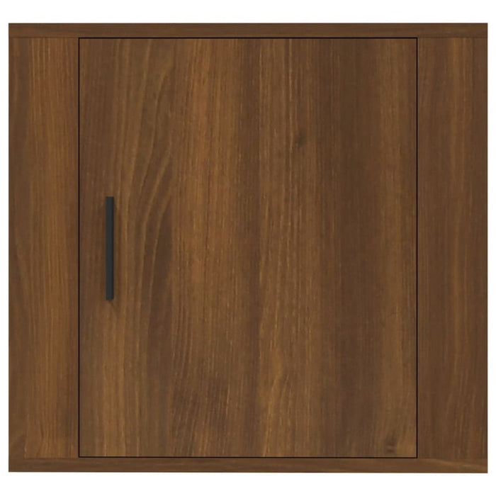 Wall-mounted Bedside Cabinets 2 Pcs Brown Oak 50x30x47 Cm