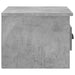 Wall-mounted Bedside Cabinets 2 Pcs Concrete Grey