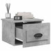 Wall-mounted Bedside Cabinets 2 Pcs Concrete Grey