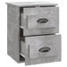 Wall-mounted Bedside Cabinets 2 Pcs Concrete Grey