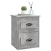 Wall-mounted Bedside Cabinets 2 Pcs Concrete Grey
