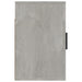Wall-mounted Bedside Cabinets 2 Pcs Concrete Grey 50x30x47