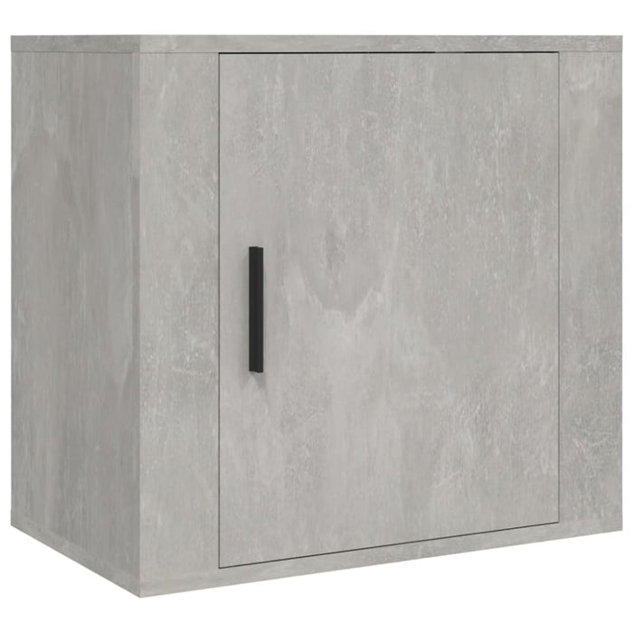 Wall-mounted Bedside Cabinets 2 Pcs Concrete Grey 50x30x47