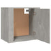 Wall-mounted Bedside Cabinets 2 Pcs Concrete Grey 50x30x47