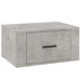 Wall-mounted Bedside Cabinets 2 Pcs Concrete Grey 50x36x25