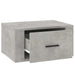Wall-mounted Bedside Cabinets 2 Pcs Concrete Grey 50x36x25